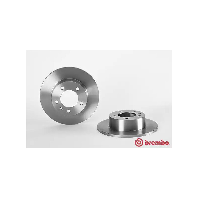 Stabdžių diskas  BREMBO 08.9371.10