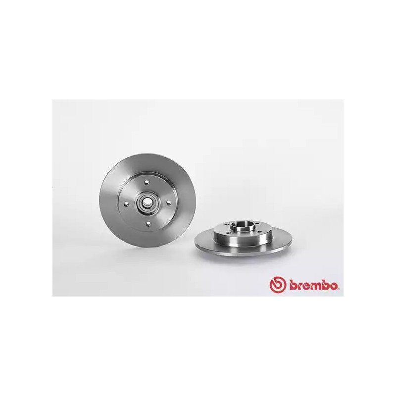 Stabdžių diskas  BREMBO 08.9512.17