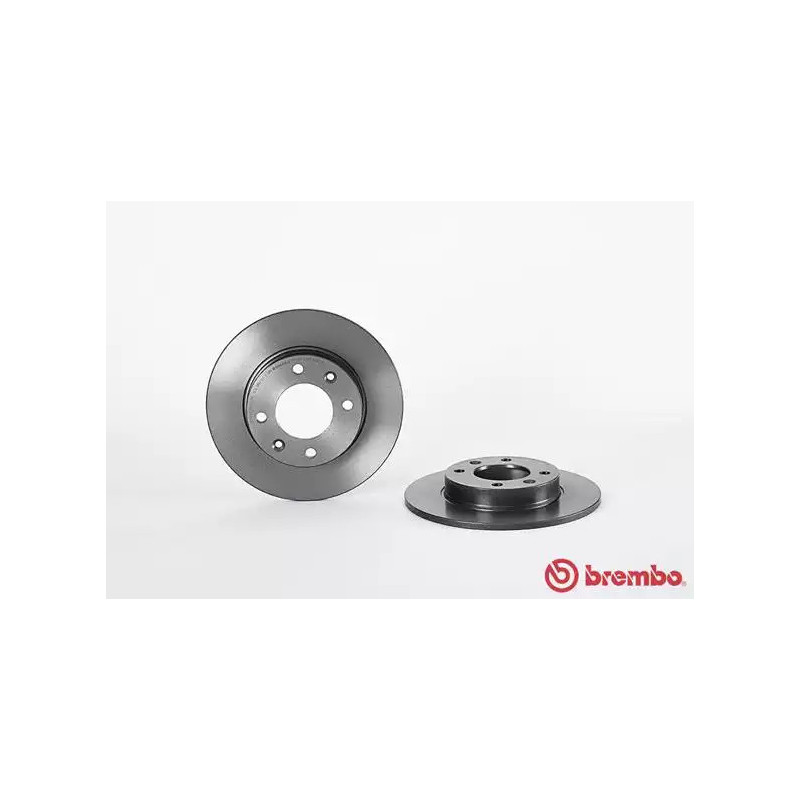 Stabdžių diskas  BREMBO 08.9719.11