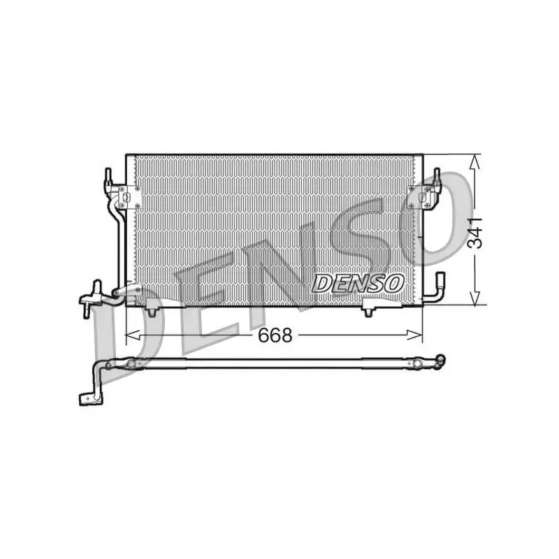 Oro kondicionieriaus radiatorius  DENSO DCN07060