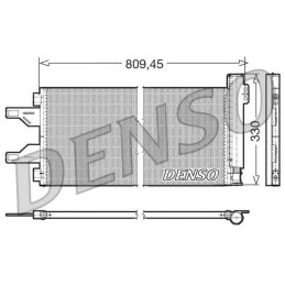 Oro kondicionieriaus radiatorius  DENSO DCN07050