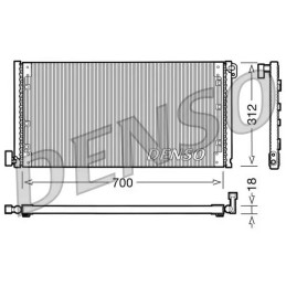 Oro kondicionieriaus radiatorius  DENSO DCN12001