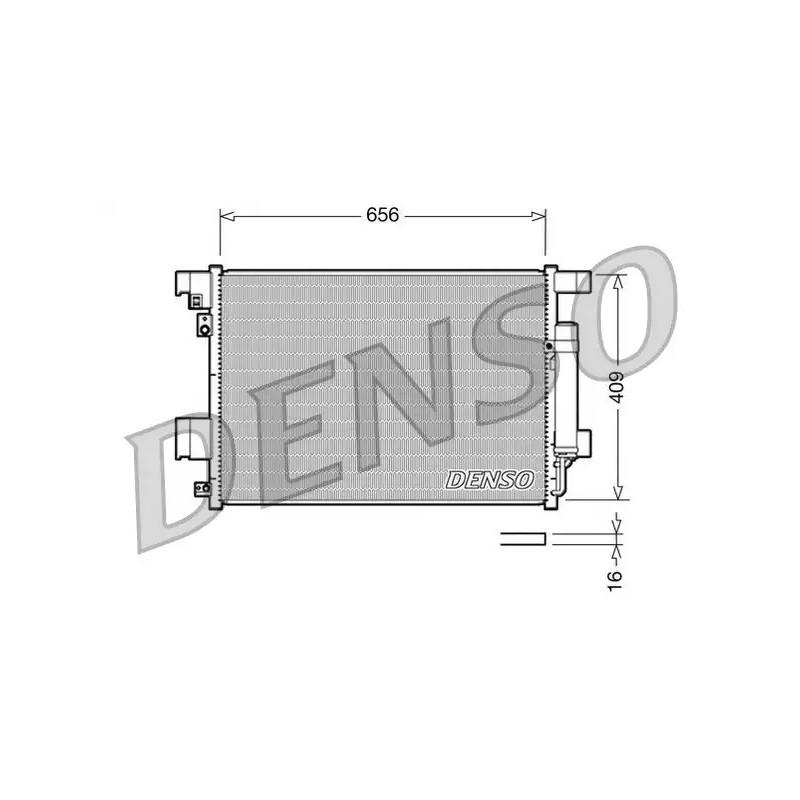 Oro kondicionieriaus radiatorius  DENSO DCN21001