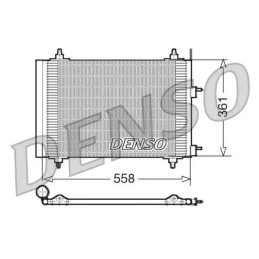 Oro kondicionieriaus radiatorius  DENSO DCN21015