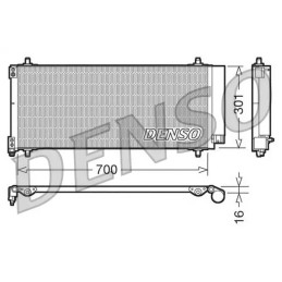 Oro kondicionieriaus radiatorius  DENSO DCN21027