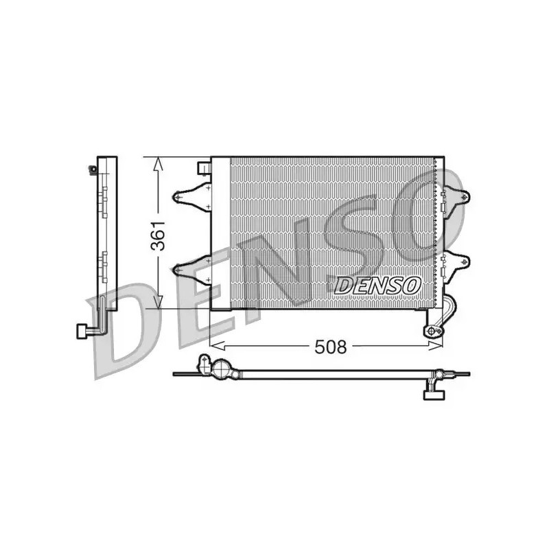 Oro kondicionieriaus radiatorius  DENSO DCN27004