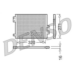 Oro kondicionieriaus radiatorius  DENSO DCN28002