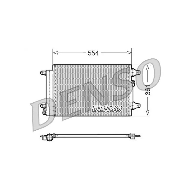 Oro kondicionieriaus radiatorius  DENSO DCN32015