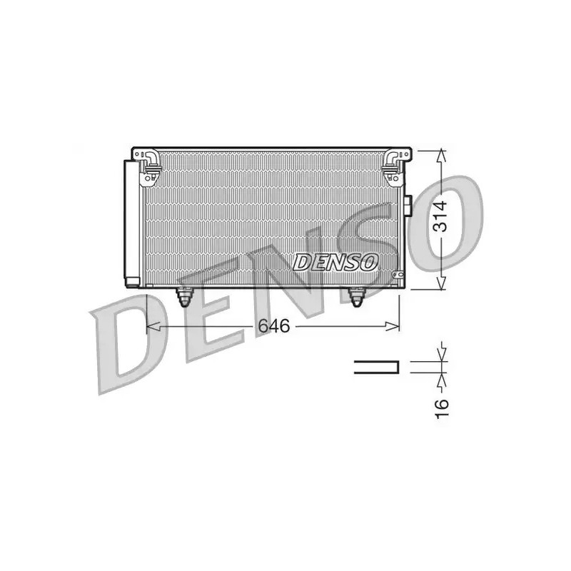 Oro kondicionieriaus radiatorius  DENSO DCN36001