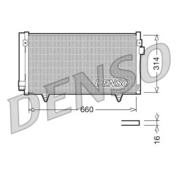 Oro kondicionieriaus radiatorius  DENSO DCN36003