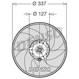 Radiatoriaus ventiliatorius  DENSO DER21002