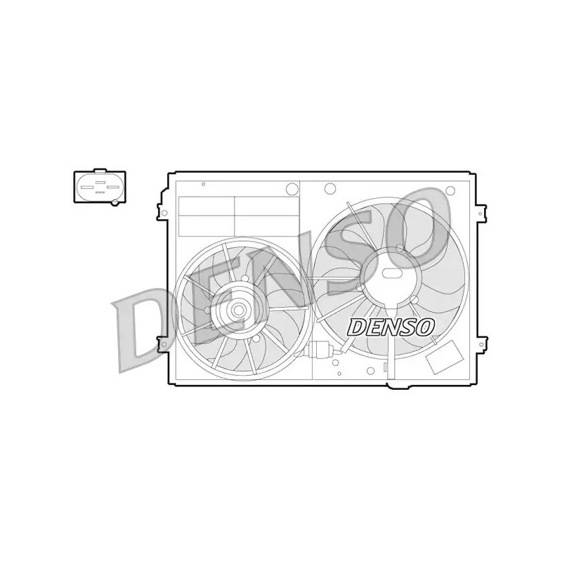 Radiatoriaus ventiliatorius  DENSO DER32012