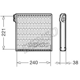 Oro kondicionieriaus garintuvas  DENSO DEV09102