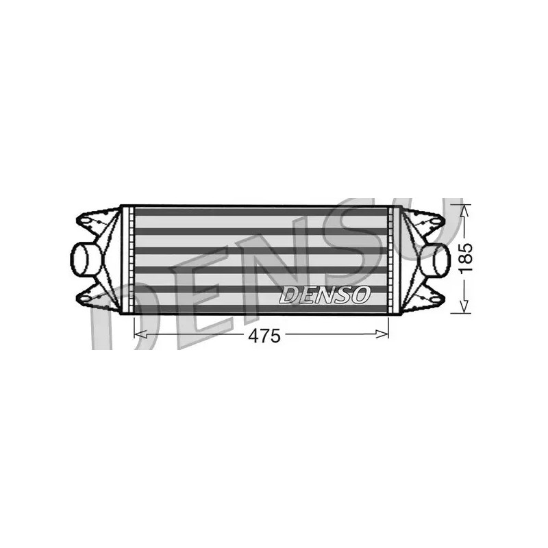 Kompresoriaus suslėgto oro aušintuvas  DENSO DIT12001