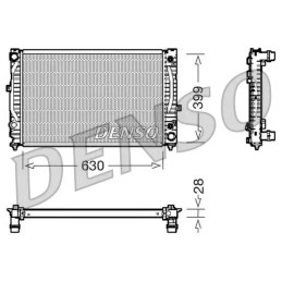 Variklio aušinimo radiatorius  DENSO DRM02031