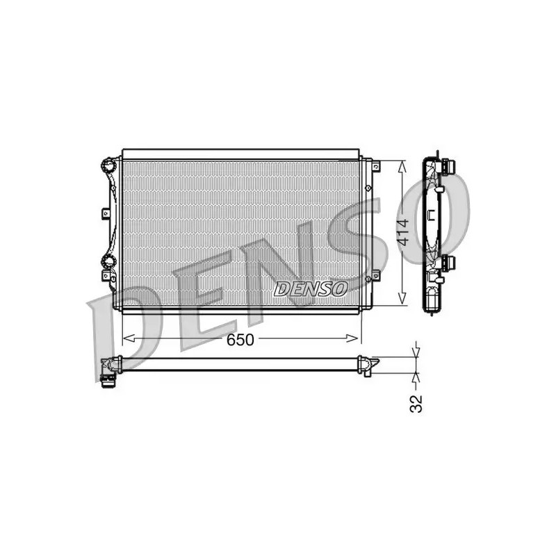 Variklio aušinimo radiatorius  DENSO DRM32015