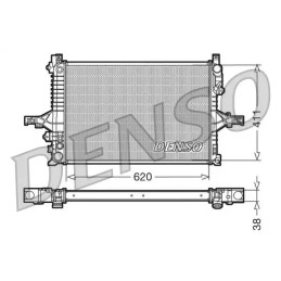 Variklio aušinimo radiatorius  DENSO DRM33066