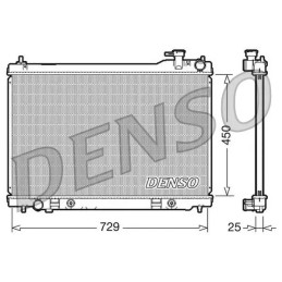 Variklio aušinimo radiatorius  DENSO DRM46100