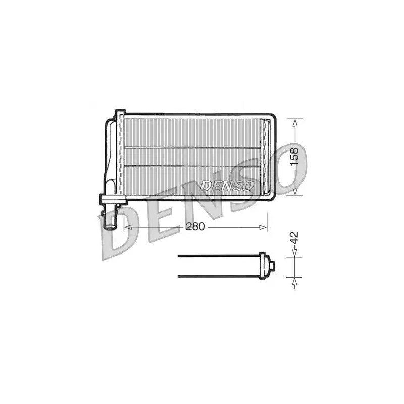 Salono radiatorius  DENSO DRR01001