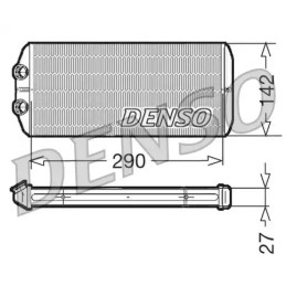 Salono radiatorius  DENSO DRR07005