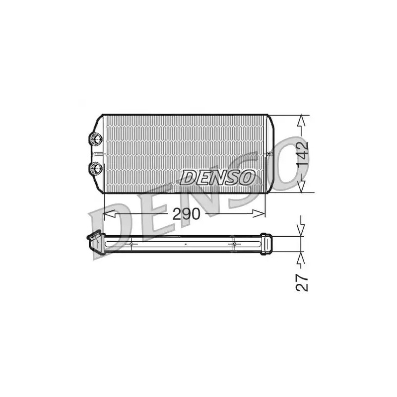 Salono radiatorius  DENSO DRR07005