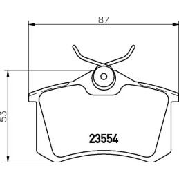 Diskinių stabdžių trinkelių rinkinys  MINTEX MDB1377