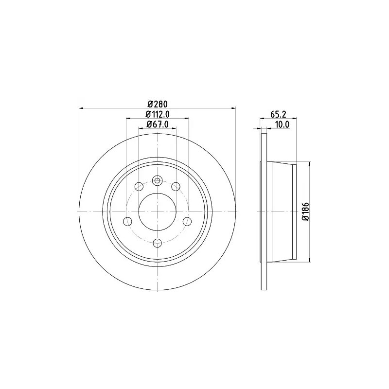 Stabdžių diskas  MINTEX MDC1040