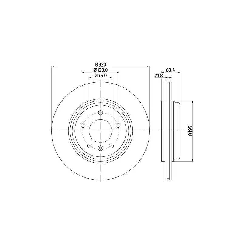Stabdžių diskas  MINTEX MDC1404