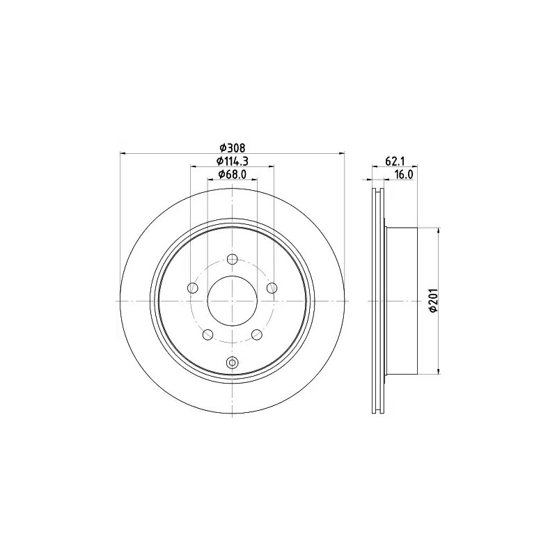 Stabdžių diskas  MINTEX MDC1820