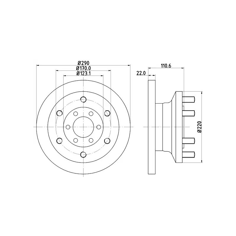 Stabdžių diskas  MINTEX MDC1896