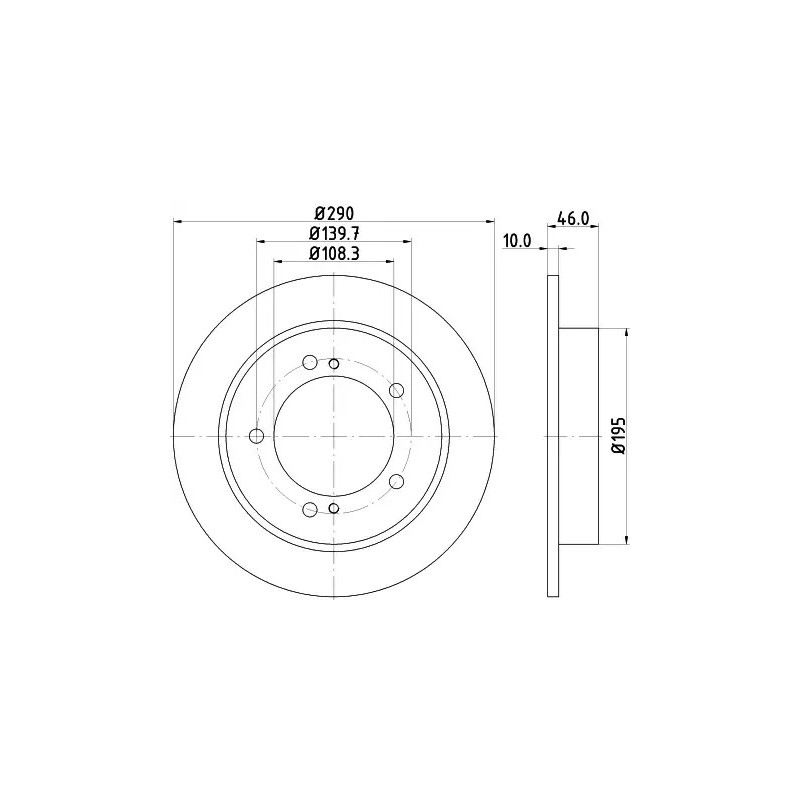 Stabdžių diskas  MINTEX MDC2337