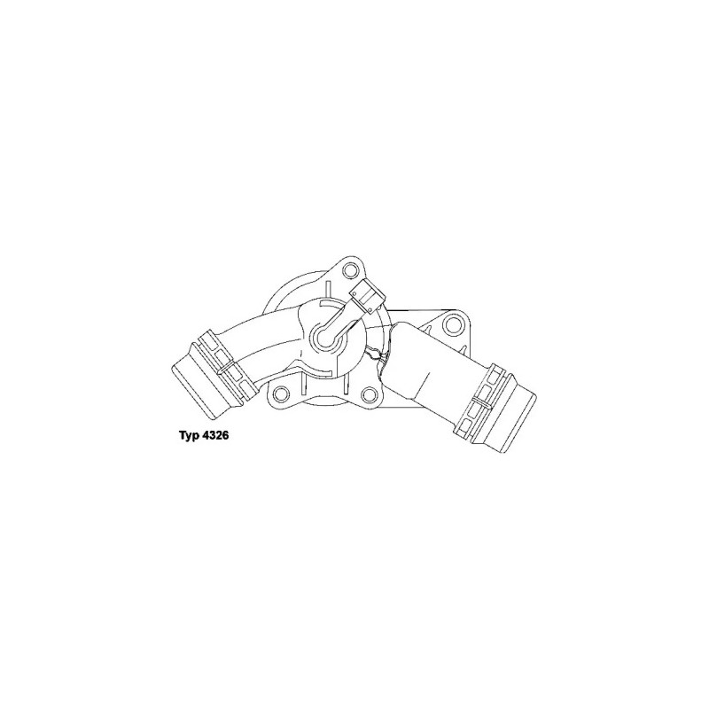 Termostatas  BorgWarner (Wahler) 4326.97D