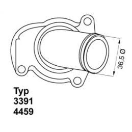 Termostatas  BorgWarner (Wahler) 4459.92D