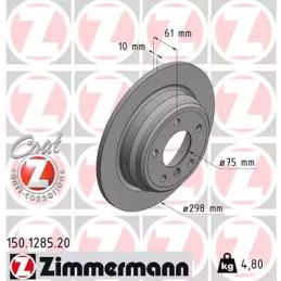 Stabdžių diskas  ZIMMERMANN 150.1285.20