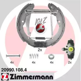 Stabdžių trinkelių komplektas  ZIMMERMANN 20990.108.4