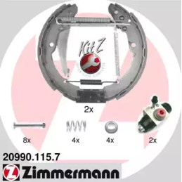 Stabdžių trinkelių komplektas  ZIMMERMANN 20990.115.7