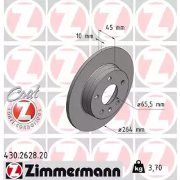 Stabdžių diskas  ZIMMERMANN 430.2628.20