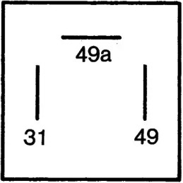 Posūkio rodymo išjungiklis  HELLA 4DB 003 750-711