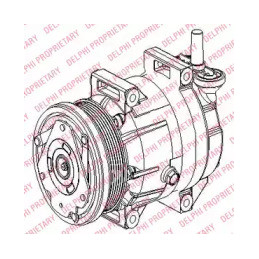 Oro kondicionieriaus kompresorius  DELPHI TSP0155953
