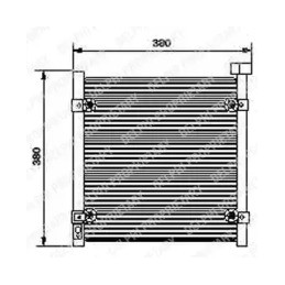 Oro kondicionieriaus radiatorius  DELPHI TSP0225422