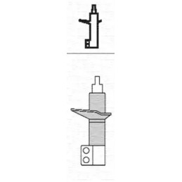 Amortizatorius  MAGNETI MARELLI 350771070700