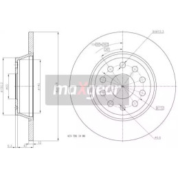 Stabdžių diskas  MAXGEAR 19-1229MAX