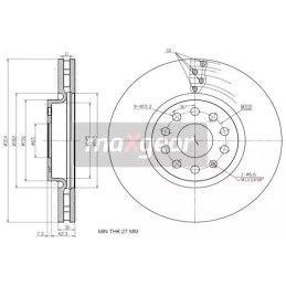 Stabdžių diskas  MAXGEAR 19-3215