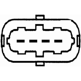 Oro masės jutiklis (oro srauto matuoklė)  HELLA 8ET 009 149-131