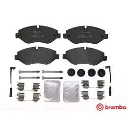 Diskinių stabdžių trinkelių rinkinys BREMBO P 50 085