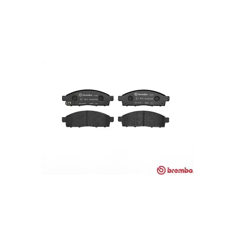 Diskinių stabdžių trinkelių rinkinys BREMBO P 54 038