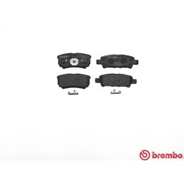 Diskinių stabdžių trinkelių rinkinys BREMBO P 54 034