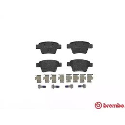 Diskinių stabdžių trinkelių rinkinys BREMBO P 61 080