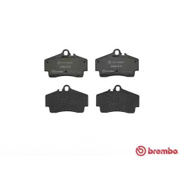 Diskinių stabdžių trinkelių rinkinys BREMBO P 65 008