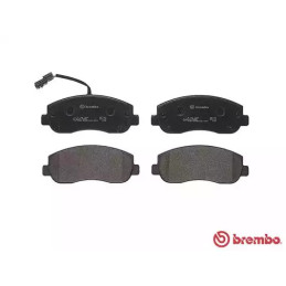 Diskinių stabdžių trinkelių rinkinys BREMBO P 68 062